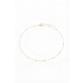 Colar choker veneziana com bolinhas 2mm